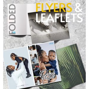 Flyers - 300gsm Creased (4page) Flyers - Laminated