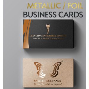 Business Cards - 400gsm - Spot Colour Foil / Metallic