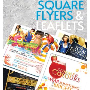 Flyers - 350gsm Square - Laminated